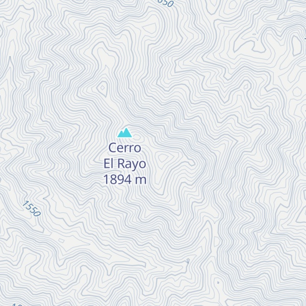 Map of Cerro La Cieneguita