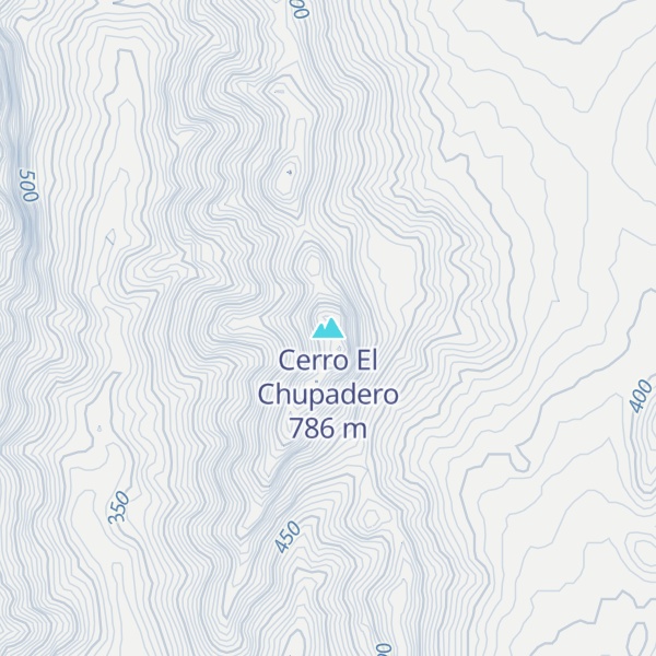 Map of Cerro El Chupadero