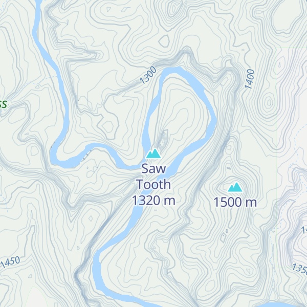 Map of Saw Tooth