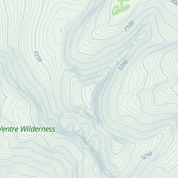 Map of Sheep Mountain