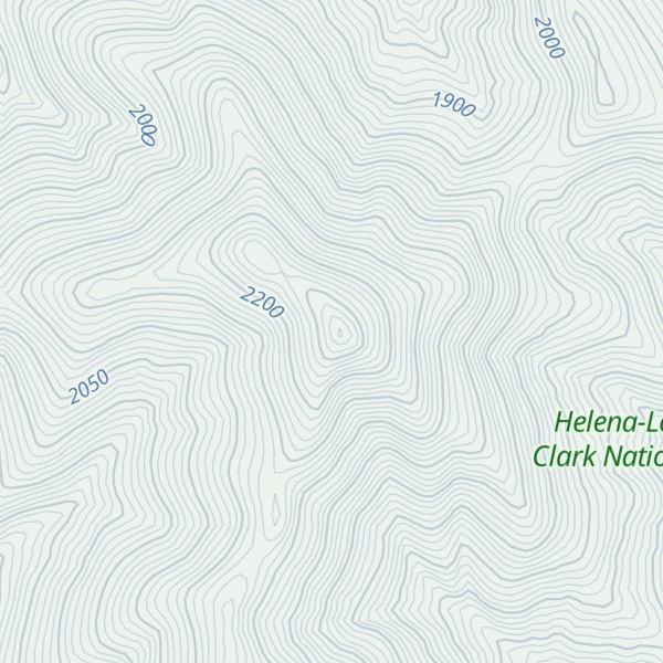 Map of Arrow Peak
