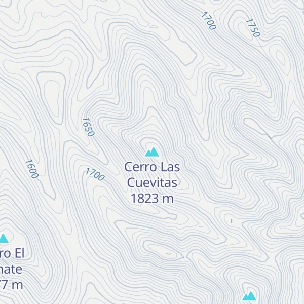 Map of Cerro Las Cuevitas
