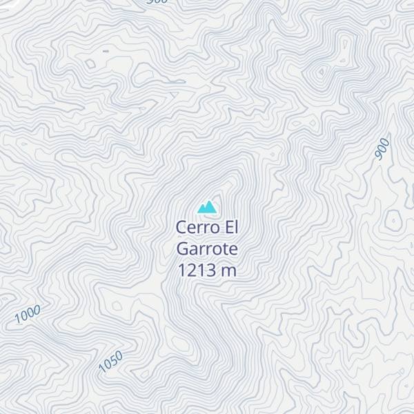 Map of Cerro El Garrote