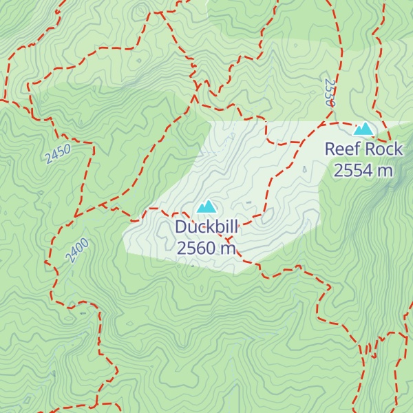 Map of Duckbill