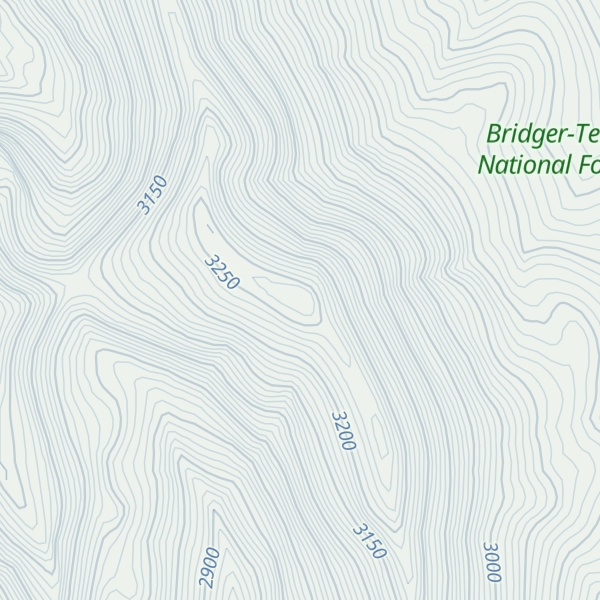 Map of Bare Mountain