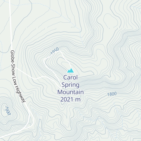 Map of Carol Spring Mountain