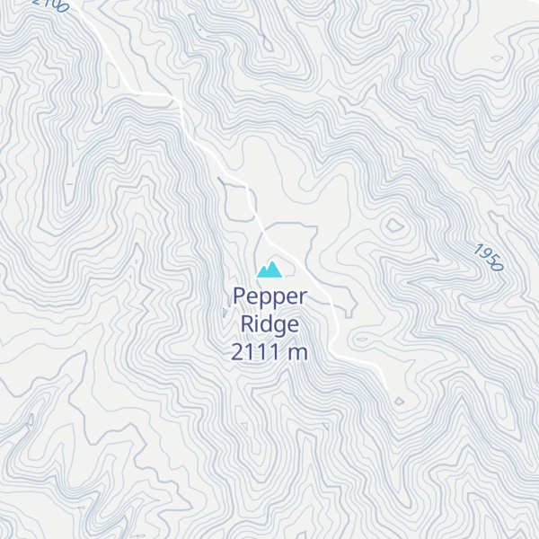 Map of Pepper Ridge