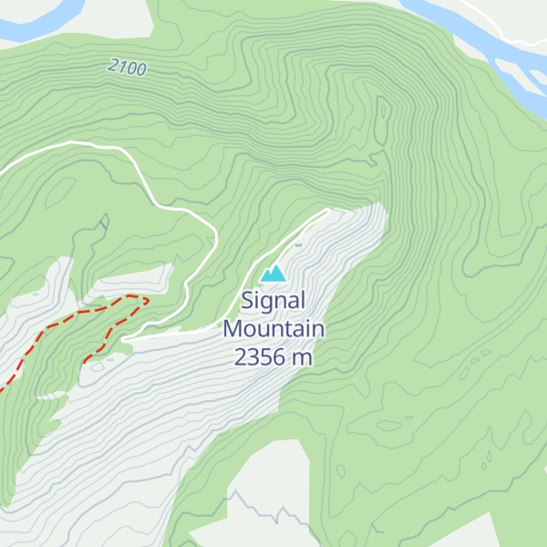Map of Signal Mountain