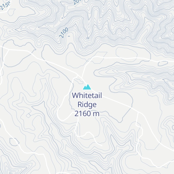 Map of Whitetail Ridge