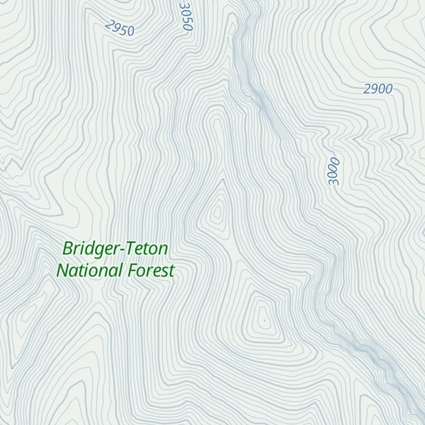 Map of Triple Peak, North