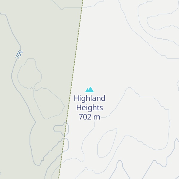 Map of Highland Heights