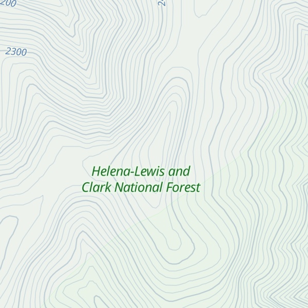 Map of Cabin Mountain