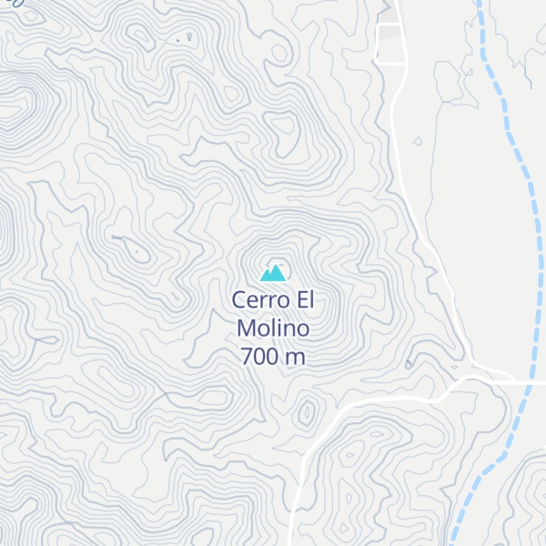 Map of Cerro El Molino