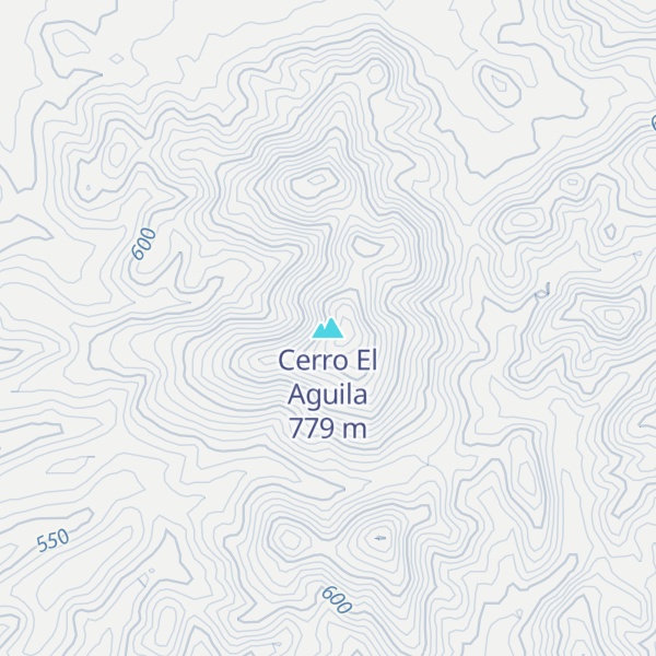 Map of Cerro El Aguila
