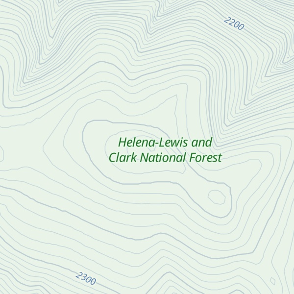 Map of Coyote Peak