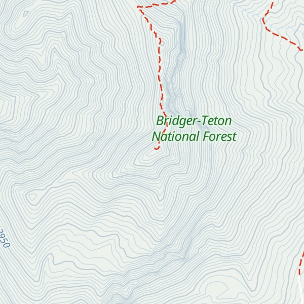 Map of Mount McDougal