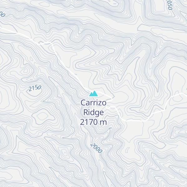Map of Carrizo Ridge