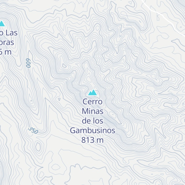 Map of Cerro Minas de los Gambusinos