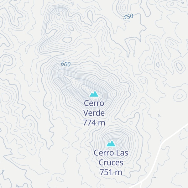Map of Cerro Verde