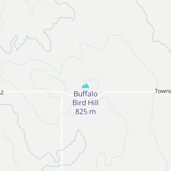 Map of Buffalo Bird Hill