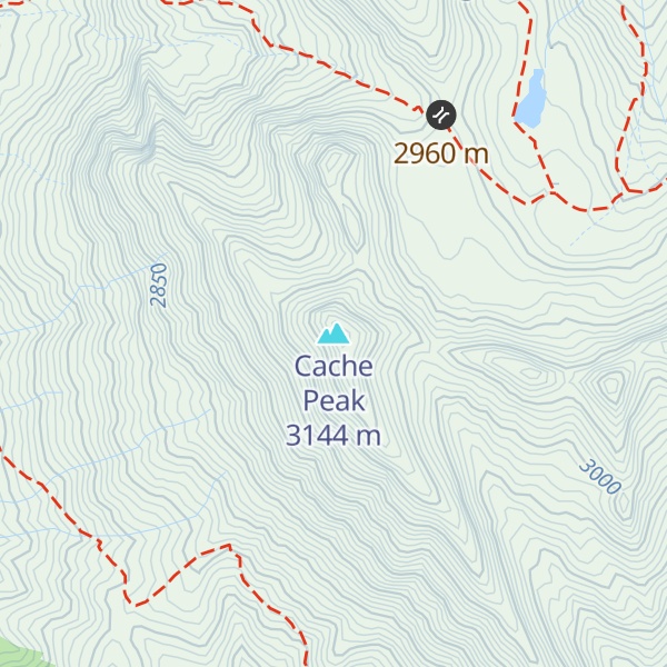 Map of Cache Peak