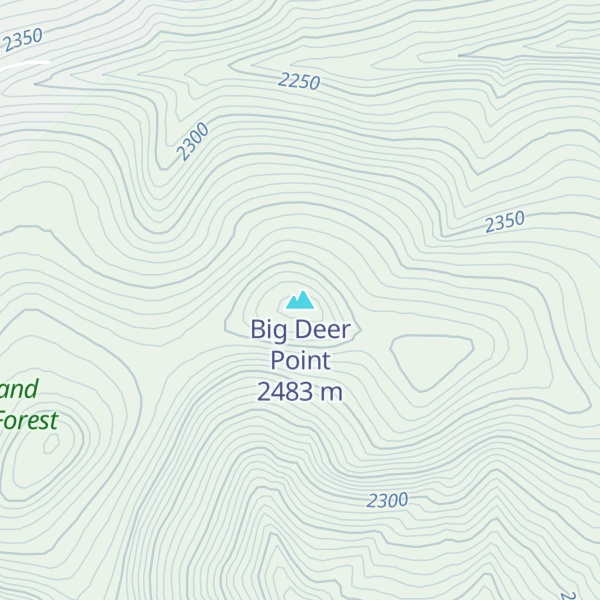 Map of Big Deer Point