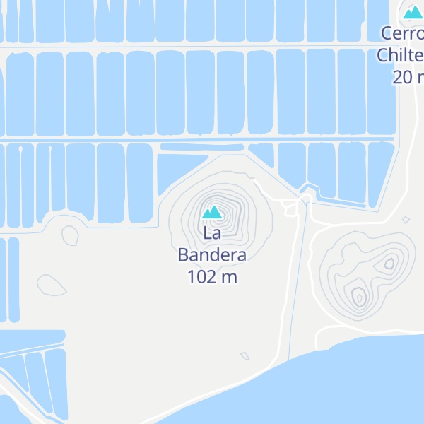 Map of La Bandera