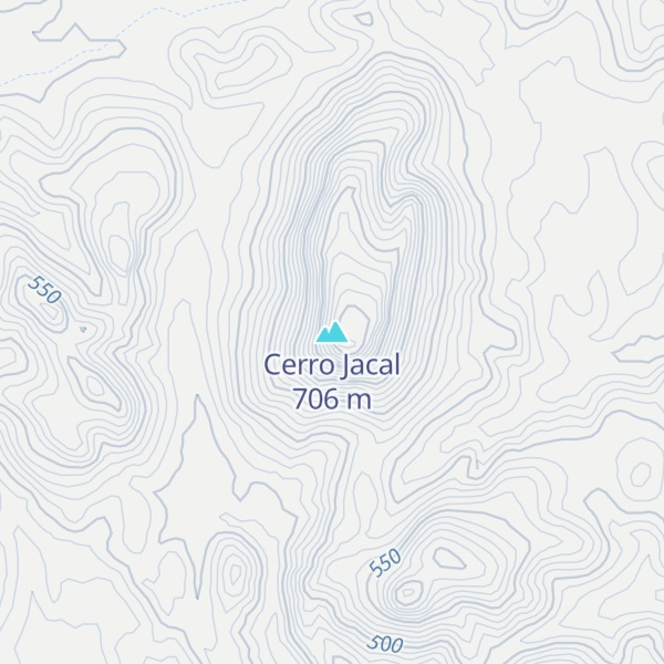 Map of Cerro Jacal