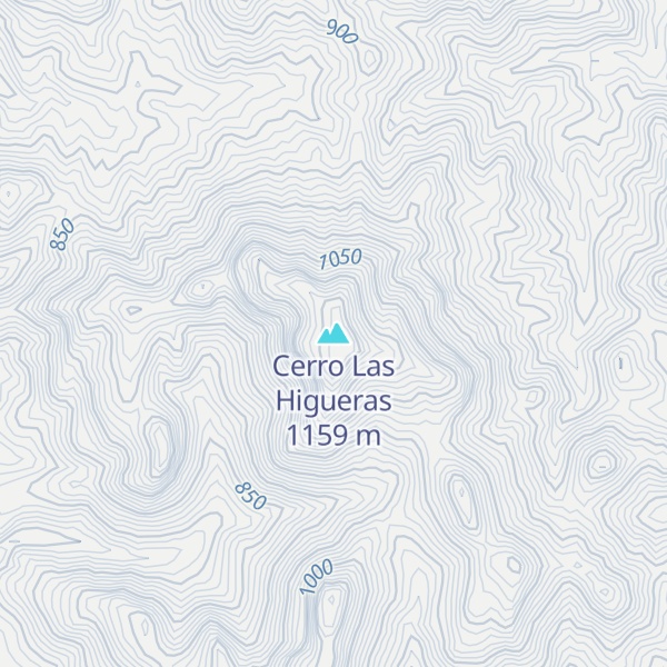 Map of Cerro Las Higueras