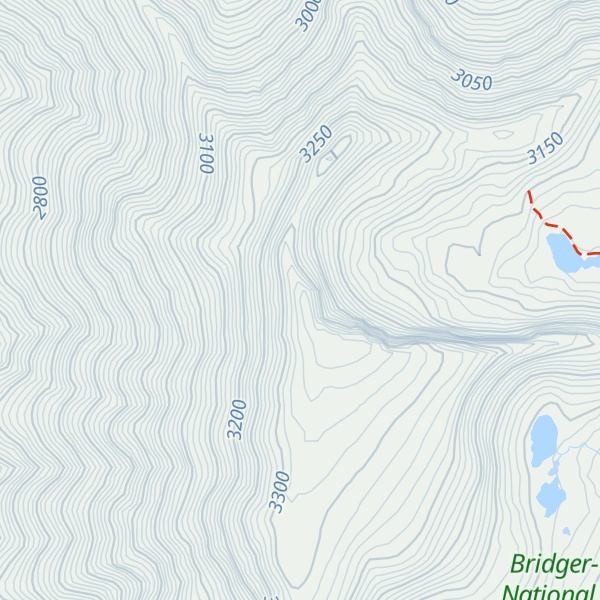 Map of Roaring Fork Peak