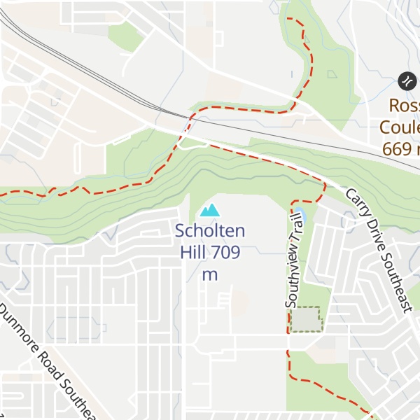 Map of Scholten Hill