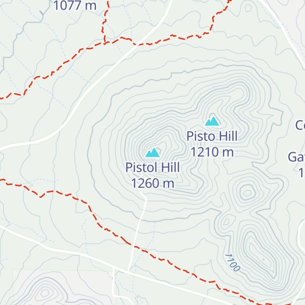 Map of Pistol Hill