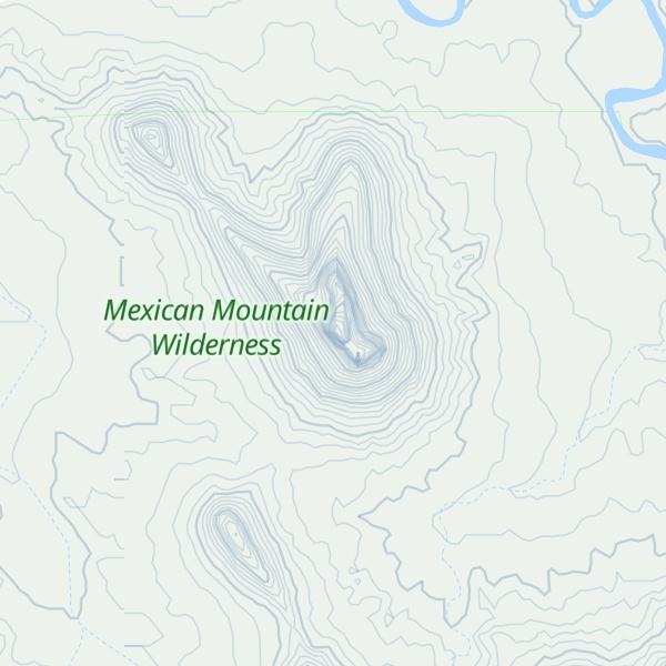 Map of Assembly Hall Peak
