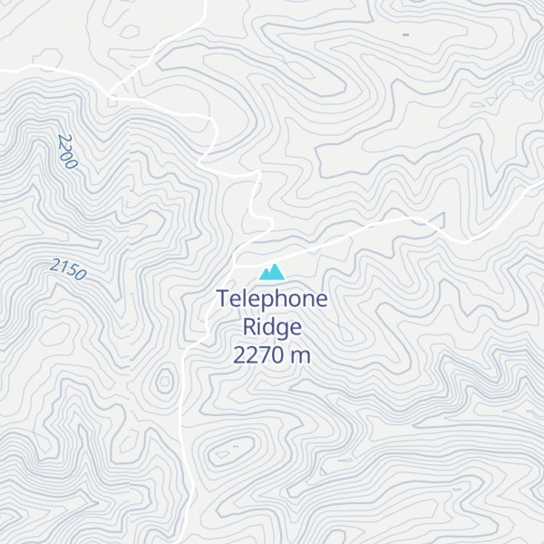 Map of Telephone Ridge