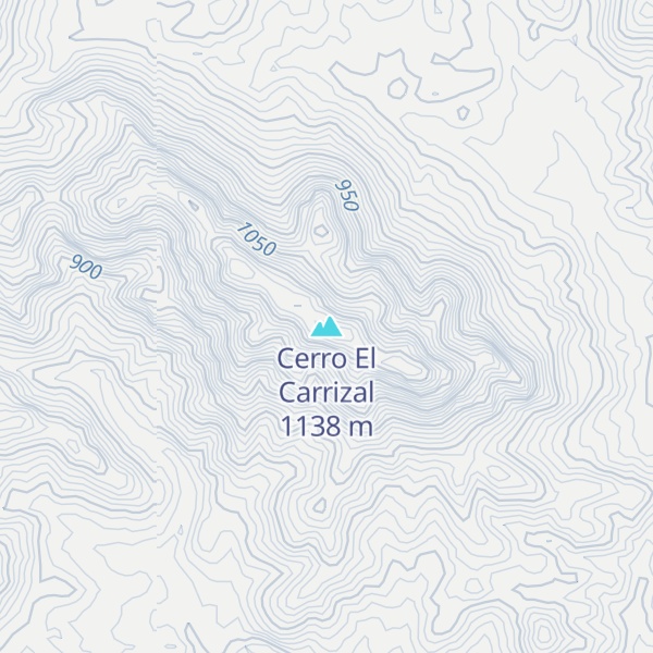 Map of Cerro El Carrizal