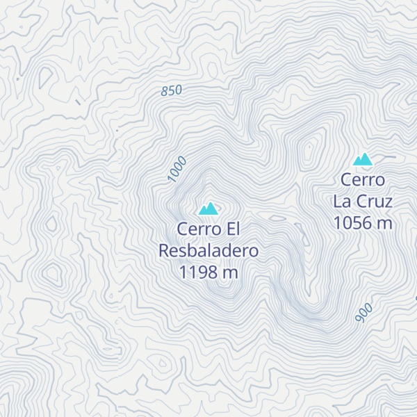 Map of Cerro El Resbaladero