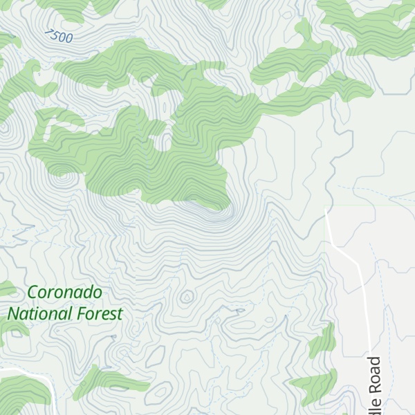 Map of Saddle Mountain