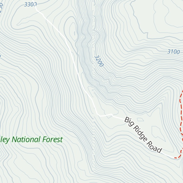 Map of Big Ridge