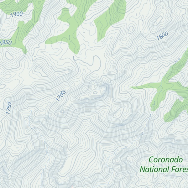 Map of Airmen Peak