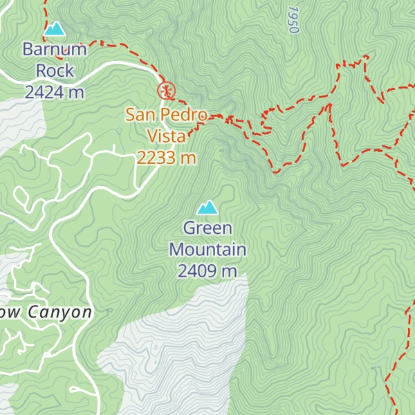 Map of Green Mountain
