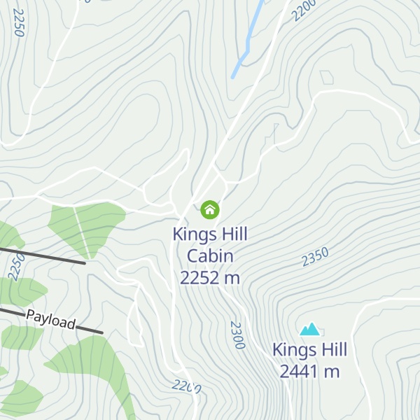 Map of Kings Hill Cabin