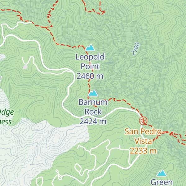 Map of Barnum Rock