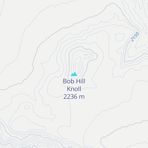 Map of Bob Hill Knoll