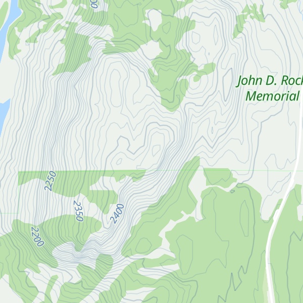 Map of Steamboat Mountain