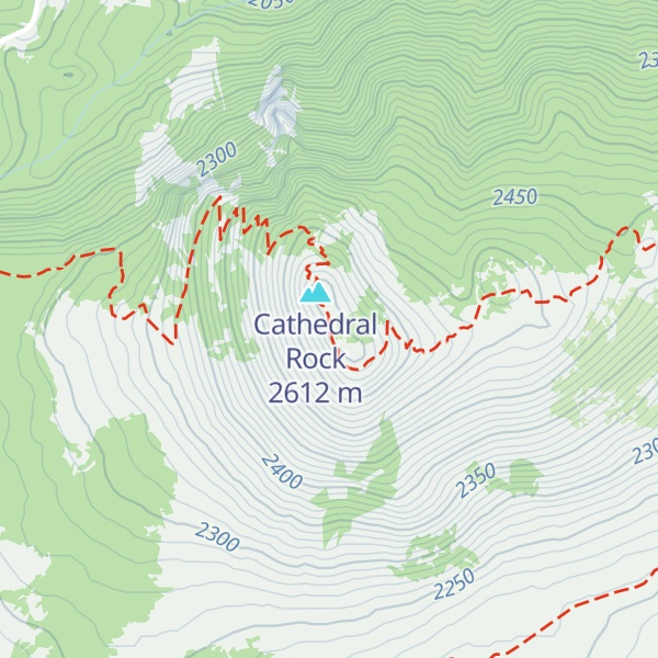 Map of Bunsen Peak