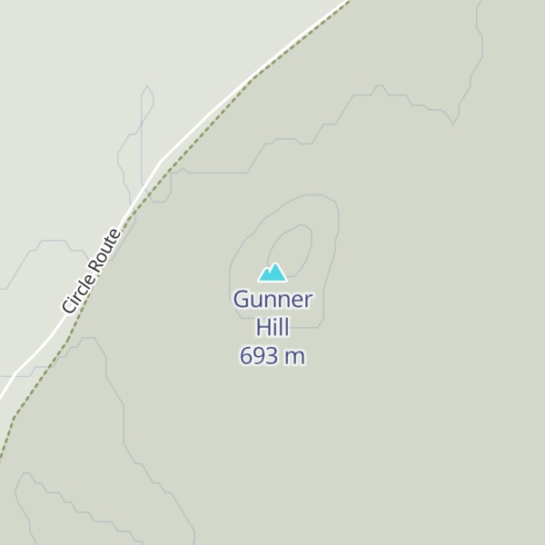 Map of Gunner Hill