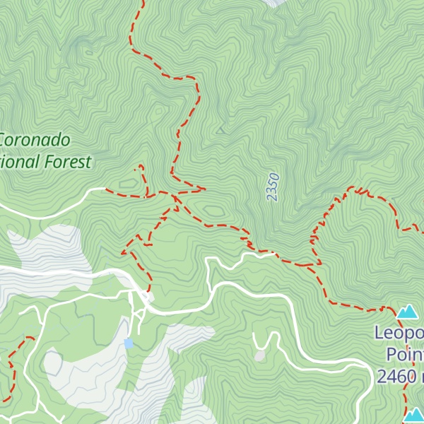 Map of Kellogg Mountain