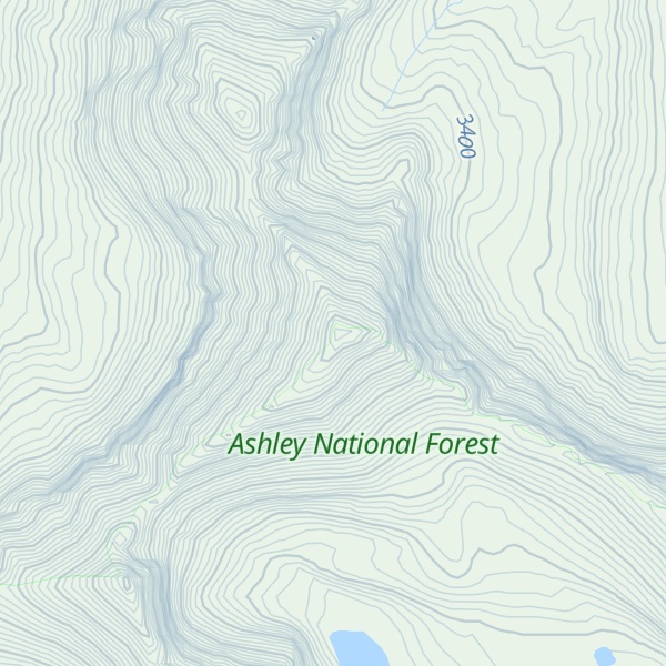 Map of Yard Peak