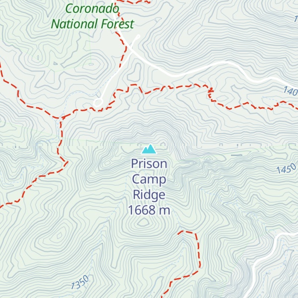 Map of Prison Camp Ridge