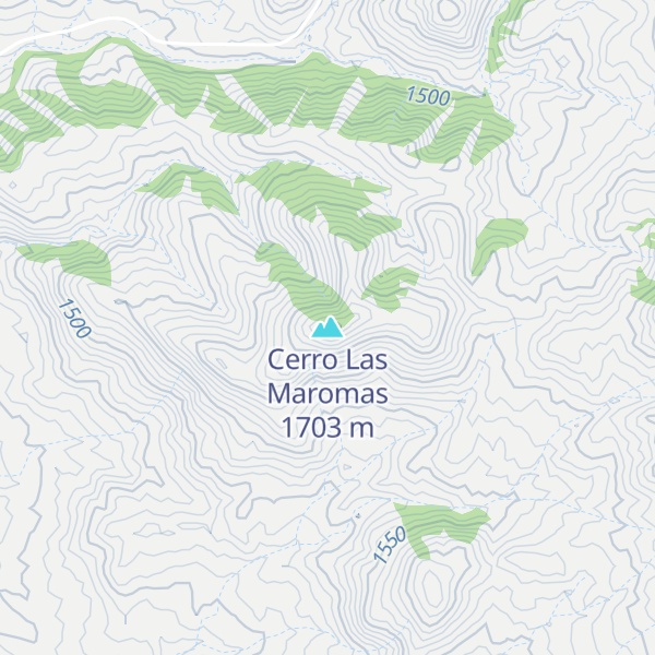 Map of Cerro Las Maromas